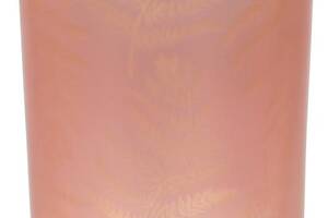 Подсвечник стеклянный 'Папоротник' 10х12.5см, розовый
