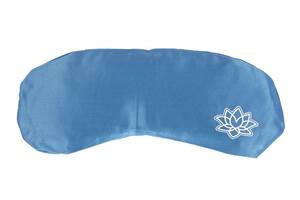 Подушка для глаз Mako-Satin Lotus с лавандой голубая 23x11 см Bodhi