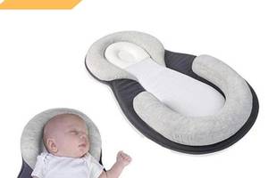 Подушка для новорожденных XPRO Baby Sleep Positioner Серая (GR- 33_380)