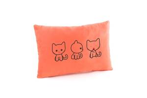 Подушка для влюбленных Kotico «Котята» Персик