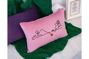 Подушка для влюбленных Kotico «Рыбалка» Розовый