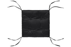 Подушка на стул DOTINEM COLOR чёрная 40х40 см (213109-11)