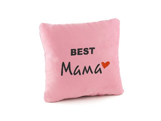 Подушка подарочная Kotico «BEST Мама» Розовый (PW_308_fk_bg)