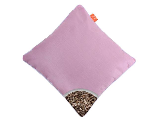 Подушка с Гречневой шелухой Homefort «Думочка» (розовый)