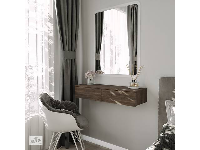 Подвесной туалетный столик Moreli T-226 Ш1000/В186/Г310 Венге аруша ...