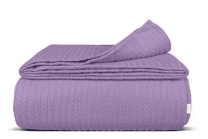 Покрывало 75x95 Lavander Knitted Braid Cosas орхидея