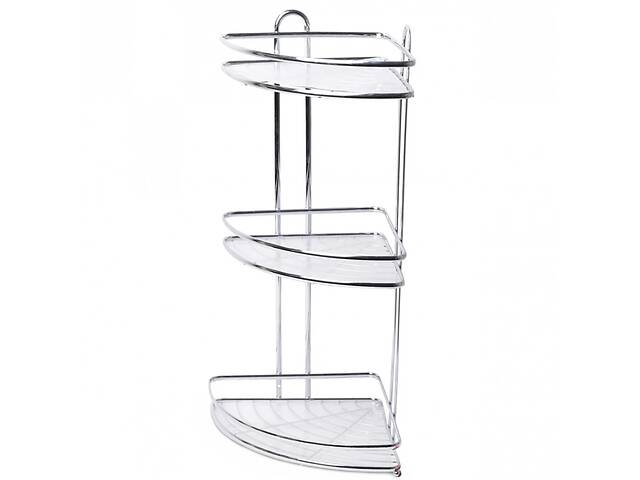 Полочка угловая 3-х ярусная Besser KM-0436D 58х25х25 см