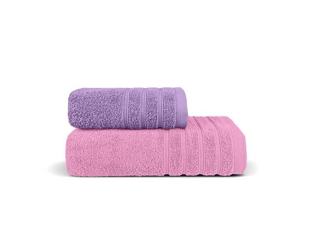Полотенца махровые Cosas SUMMER 2 шт Розовый/фиолетовый