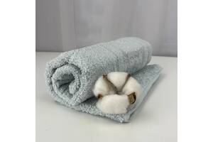 Полотенце для лица махровое Febo Vip Cotton Ecre Турция 6394 мятное 50х90 см