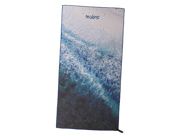 Полотенце для пляжа Ocean Beach Towel T-OST FDSO 80x160 смСиний 33508382