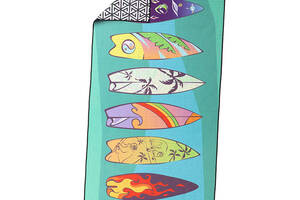 Полотенце для пляжа Surfboard Beach Towel T-SBT FDSO 80x160 см Бирюзовый 33508384