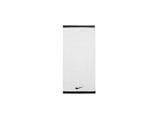 Полотенце NIKE FUNDAMENTAL TOWEL MEDIUM WHITE/BLACK - N.ET.17.101.MD