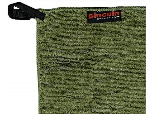 Полотенце Pinguin Outdoor towel Terry PNG 656.Olive-XL, 75х150см, зеленый