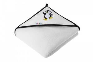 Полотенце с капюшоном Akuku A1240 Пингвин, 100x100 см