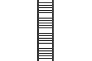 Сушарка водяна Lima П30 400х1800 Deffi Чорний Бокове ліве підключення (A.LI.180.40.30.B.B)