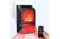 Портативный мини электрообогреватель Flame Heater имитация камина с пультом 500 Вт Черный