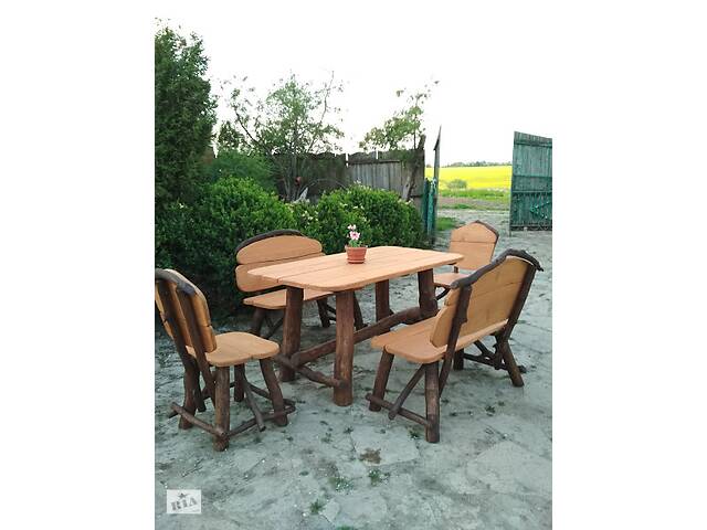 Продам столы, лавки, стулья, комплекты дубовой садовой мебели дешево