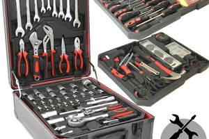 Профессиональный большой Набор ручного инструмента в чемодане для автомобилей 399 pcs предметов Royalty-Tools EK-399F