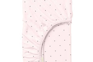 Простынь на резинке в детскую кроватку 60х120 см MINI DOTS CS4 Cosas розовый