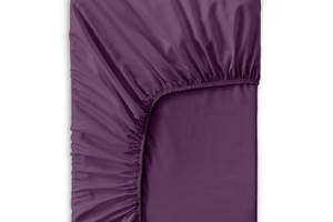 Простыня на резинке сатин VIOLET Cosas Фиолетовый 160х200х20 см