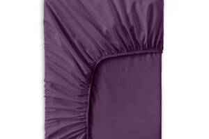 Простыня на резинке сатин VIOLET Cosas Фиолетовый 80х160х20 см