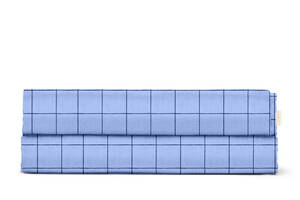 Простыня полуторная 155х240 см BLUE GEOMETRY Cosas голубой