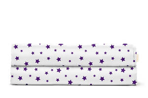 Простыня полуторная 155х240 см PURPLE STARS Cosas Фиолетовый