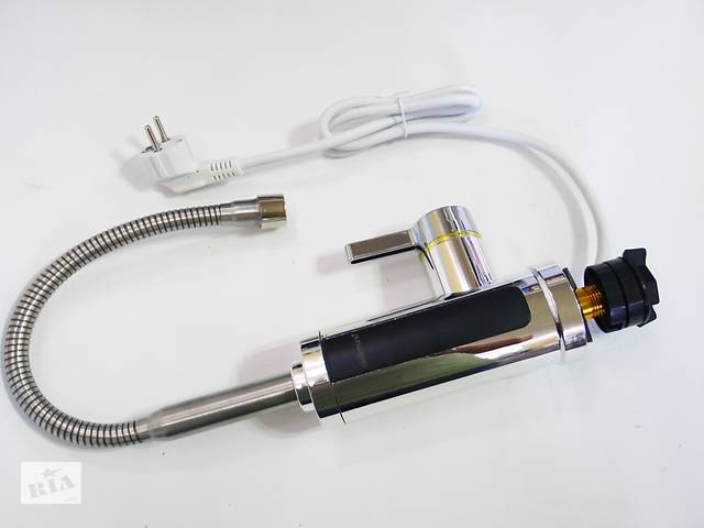 Проточний водонагрівач Гнучкий кран з хром.пластик Delimano RX-011-1 - Фото 5