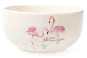 Пиала керамическая 'Розовый Фламинго' 550мл