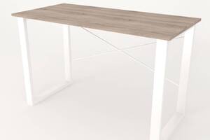Письменный стол Ferrum-decor Драйв 750x1200x600 Белый металл ДСП Дуб Сонома Трюфель 16 мм (DRA040)