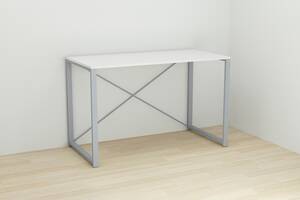 Письменный стол Ferrum-decor Конект 75x120x60 см Белый / Серый (XK00175)
