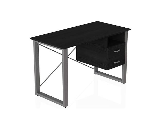 Письменный стол с ящиками Ferrum-decor Оскар 750x1200x700 металл Серый ДСП Сосна Кембра 16 мм (OSK0059)