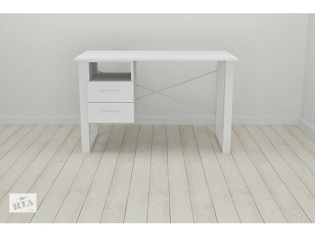 Письменный стол с ящиками Ferrum-decor Оскар 750x1400x700 металл Белый ДСП Белое 16 мм (OSK0071)