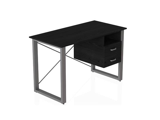 Письменный стол с ящиками Ferrum-decor Оскар 750x1400x600 металл Серый ДСП Сосна Кембра 16 мм (OSK0038)