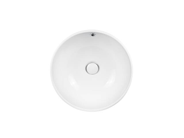 Раковина-чаша Qtap Amazon 430х430х160 White з донним клапаном QT02117043NW