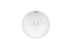 Раковина-чаша Qtap Amazon 430х430х160 White з донним клапаном QT02117043NW