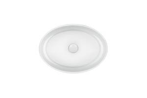 Раковина-чаша Qtap Kolibri 500x360x140 White з донним клапаном QT10113054W