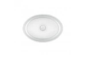 Раковина-чаша Qtap Kolibri 500x360x140 White з донним клапаном QT10113054W