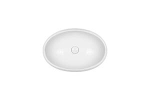 Раковина-чаша Qtap Leo 600х400х155 White з донним клапаном QT11117060GW