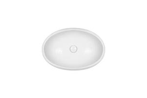 Раковина-чаша Qtap Leo 600х400х155 White з донним клапаном QT11117060GW