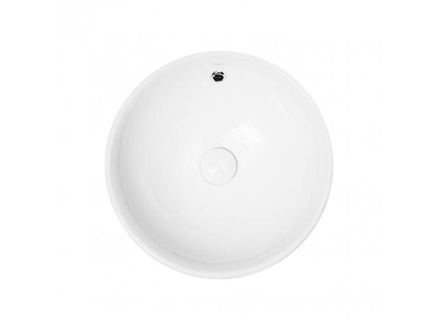 Раковина-чаша Qtap Robin 383х383х175 White з донним клапаном QT1311L408W