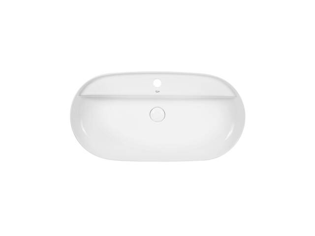 Раковина-чаша Qtap Scorpio 815х410х135 White з донним клапаном QT142203PW