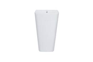 Раковина для підлоги моноблок Qtap Tern 440х380х830mm White з донним клапаном QT1711G302W