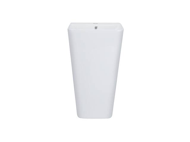 Раковина для підлоги моноблок Qtap Tern 440х380х830mm White з донним клапаном QT1711G302W