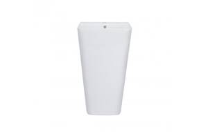 Раковина для підлоги моноблок Qtap Tern 440х380х830mm White з донним клапаном QT1711G302W