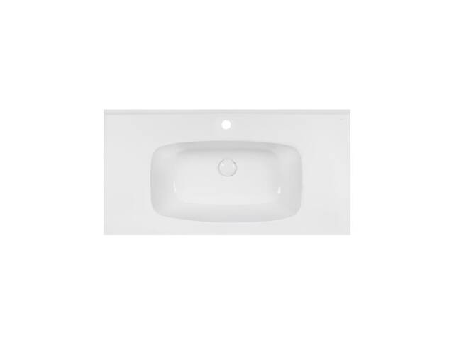 Раковина Qtap Albatross 5H 1000х500х210 White з донним клапаном QT01115100HW