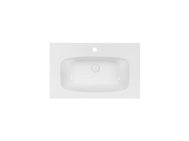 Раковина Qtap Albatross 5H 800х500х210 White з донним клапаном QT01115080HW