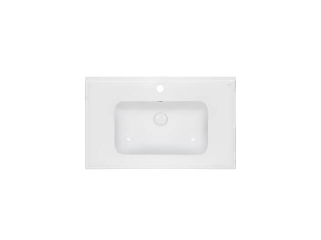 Раковина Qtap Albatross E49 800х490х200 White с донным клапаном QT01119080E49W