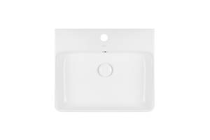 Раковина Qtap Nando 500х420х130 White з донним клапаном QT1211K404AW