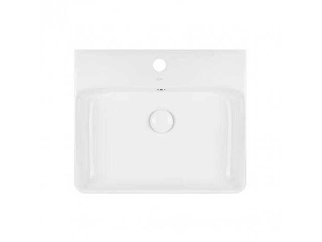 Раковина Qtap Nando 500х420х130 White з донним клапаном QT1211K404AW